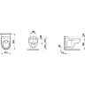 Унитаз подвесной LAUFEN FLORAKIDS 8.2003.1.000.000.1